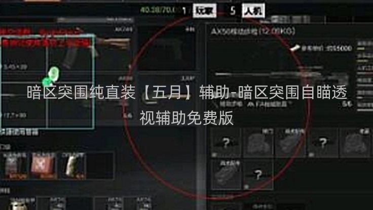 暗区突围纯直装【五月】辅助-暗区突围自瞄透视辅助免费版